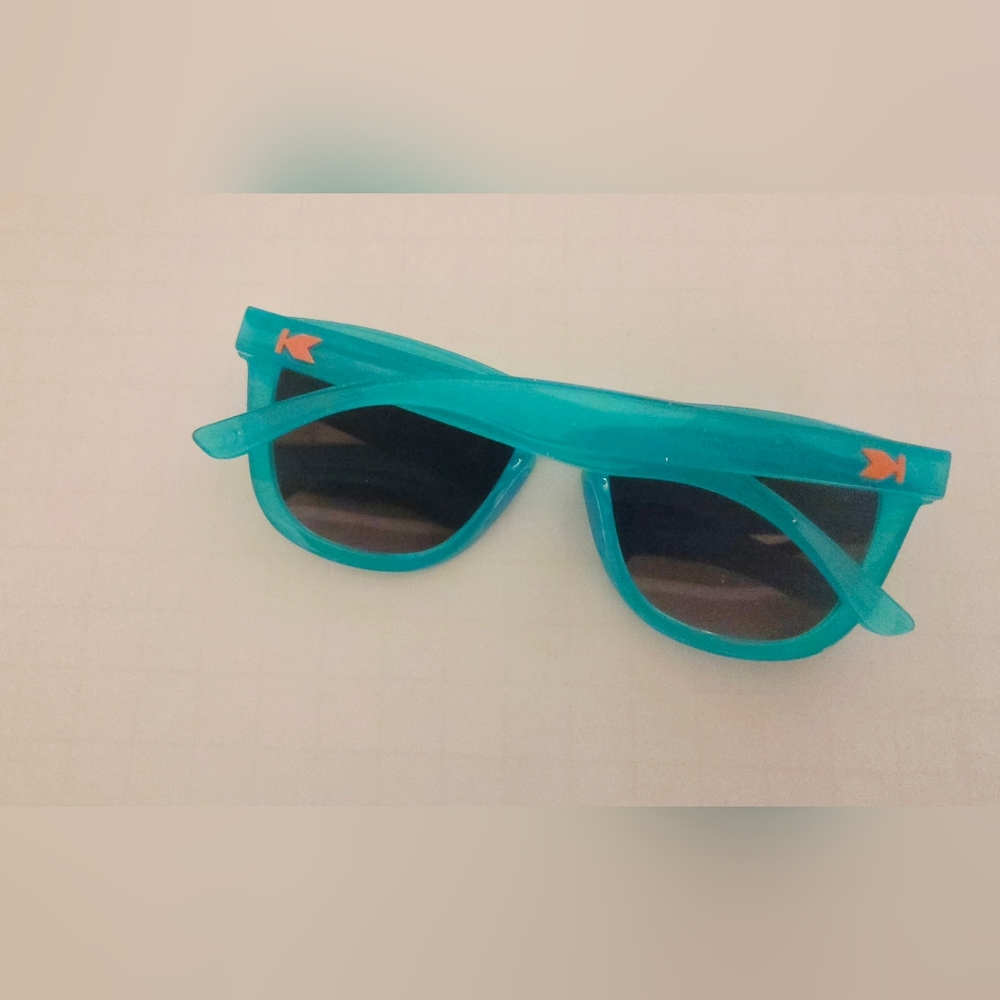 Turquoise Knockaround Sunglasses - Picture 2 of 2